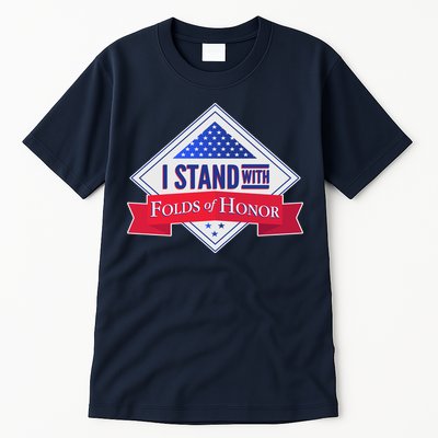 I Stand With Folds Of Honor Tall T-Shirt