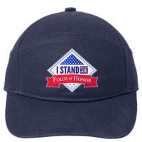 I Stand With Folds Of Honor 7-Panel Snapback Hat