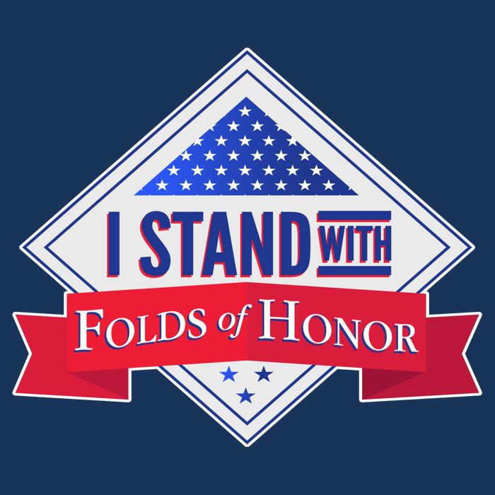 I Stand With Folds Of Honor 7-Panel Snapback Hat