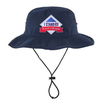 I Stand With Folds Of Honor Bucket Hat
