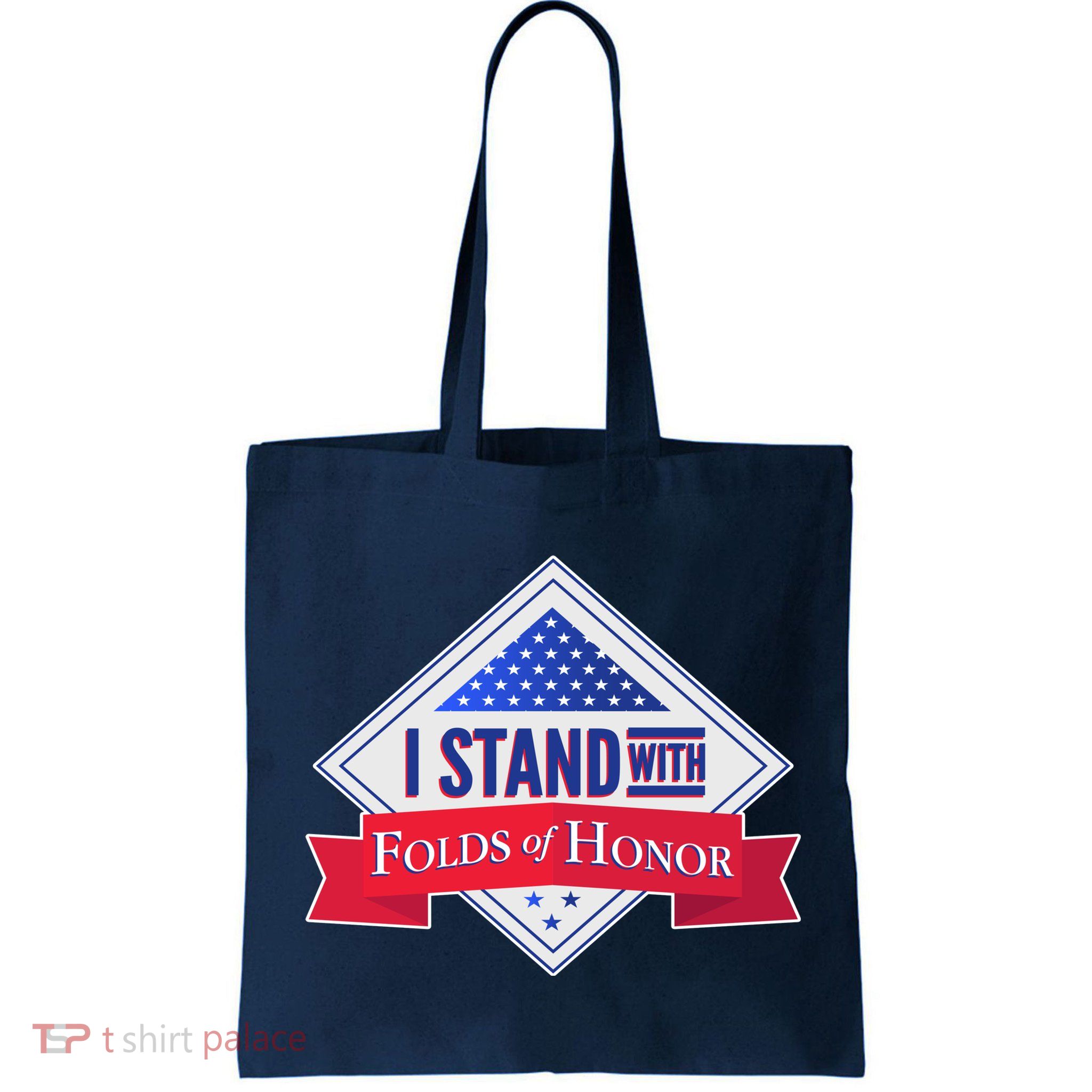 I Stand With Folds Of Honor Bag