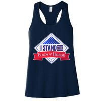 I Stand With Folds Of Honor Womens Tank Top