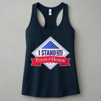 I Stand With Folds Of Honor Womens Tank Top