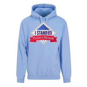 I Stand With Folds Of Honor Unisex Surf Hoodie