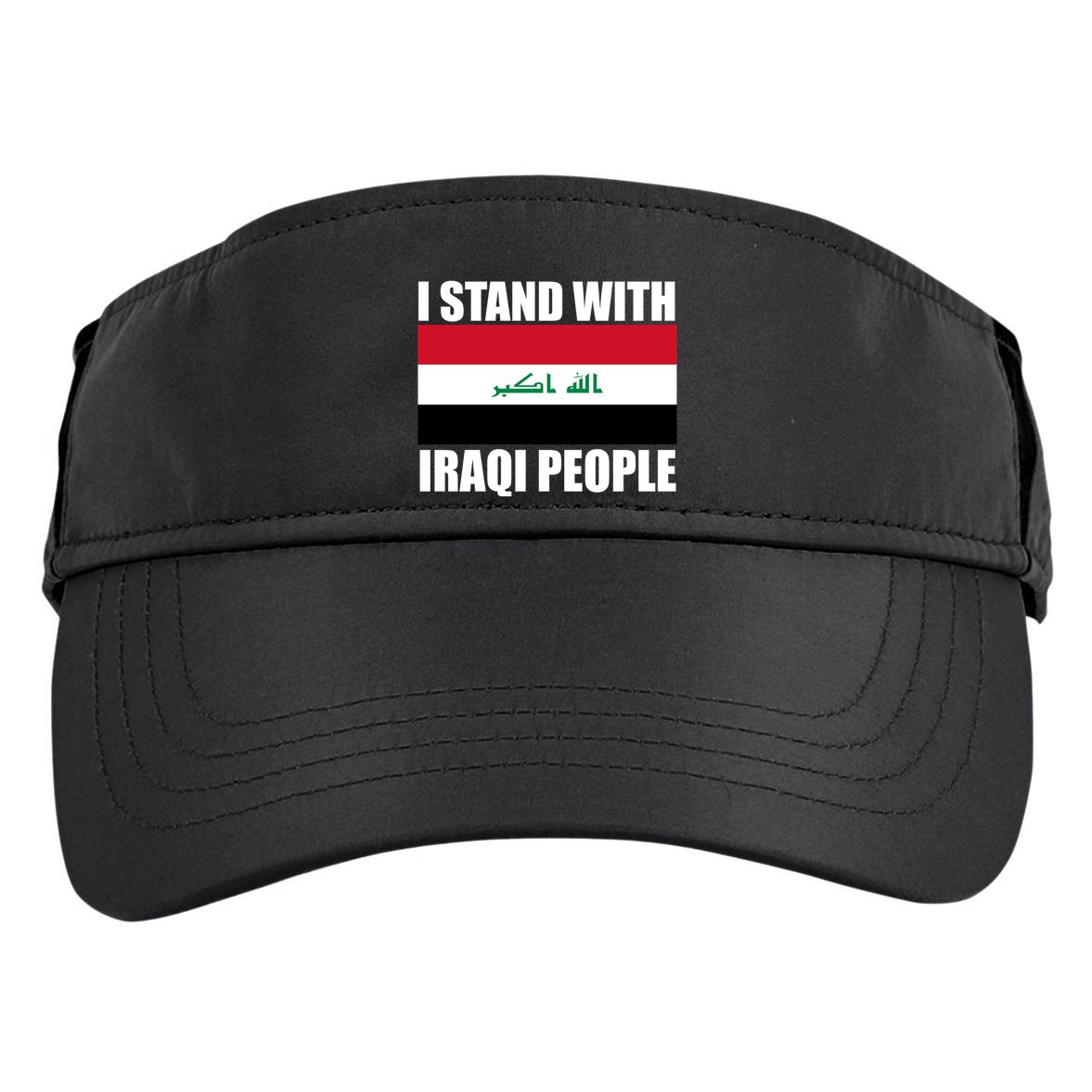 I Stand With Iraqi People Adult Drive Performance Visor