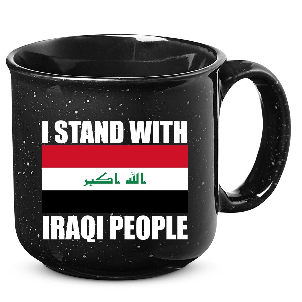 I Stand With Iraqi People 15oz Campfire Ceramic Mug