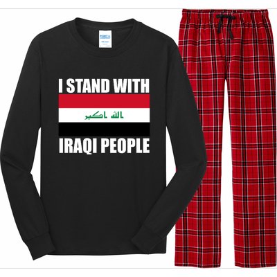 I Stand With Iraqi People Long Sleeve Pajama Set