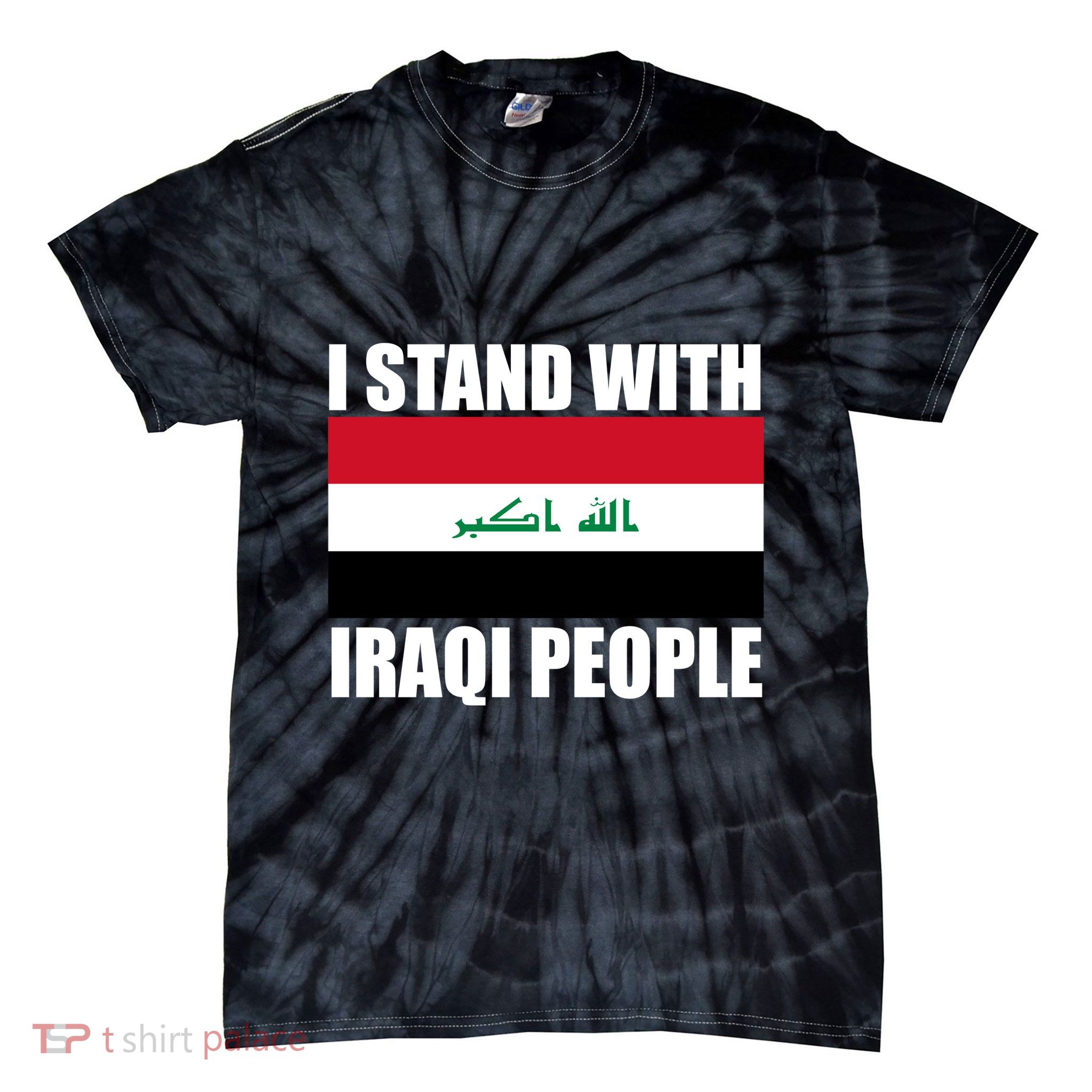 I Stand With Iraqi People Tie-Dye T-Shirt