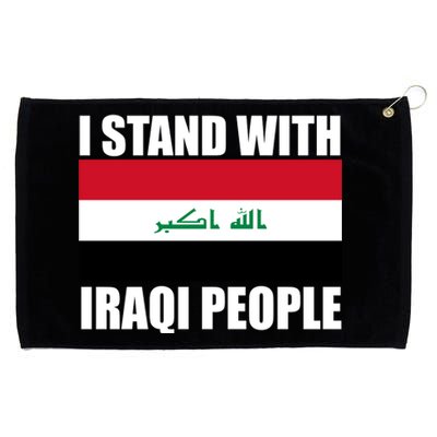 I Stand With Iraqi People Grommeted Golf Towel