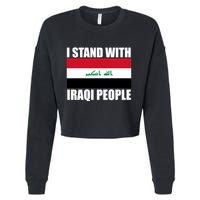 I Stand With Iraqi People Cropped Pullover Crew