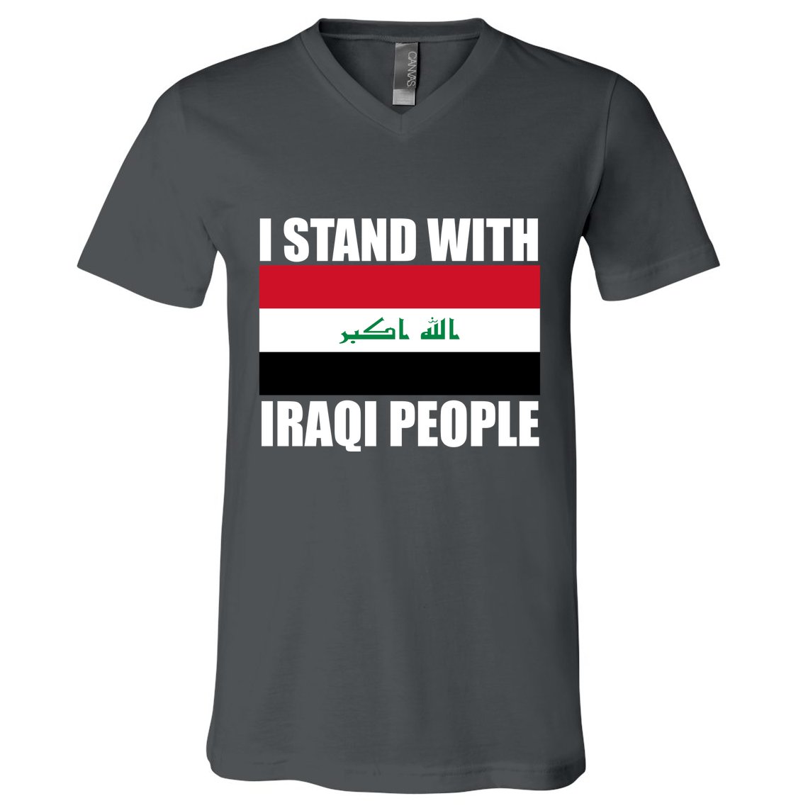 I Stand With Iraqi People V-Neck T-Shirt