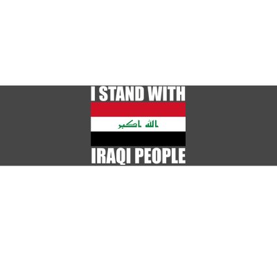 I Stand With Iraqi People Bumper Sticker