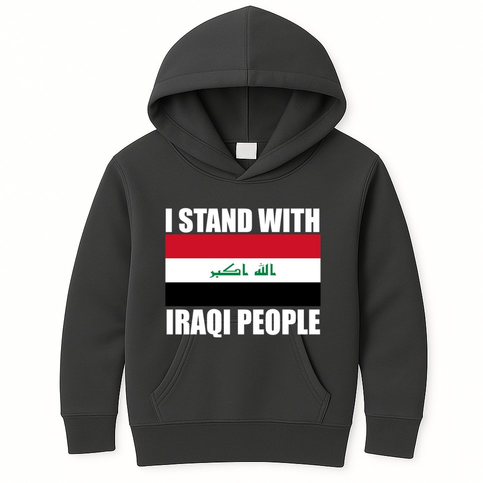 I Stand With Iraqi People Kids Hoodie