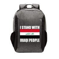 I Stand With Iraqi People Vector Backpack