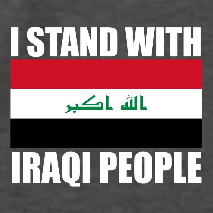 I Stand With Iraqi People Vector Backpack