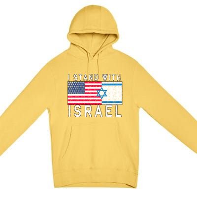 I stand With Israel Fag Vintage Premium Pullover Hoodie