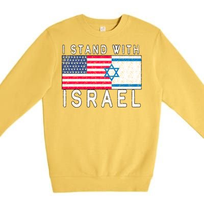 I stand With Israel Fag Vintage Premium Crewneck Sweatshirt