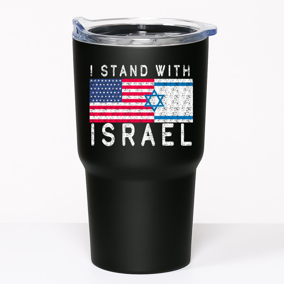 I stand With Israel Fag Vintage Tumbler