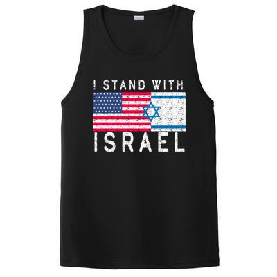 I stand With Israel Fag Vintage PosiCharge Competitor Tank