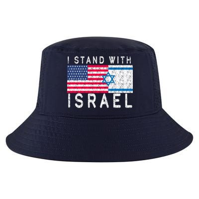 I stand With Israel Fag Vintage Cool Comfort Performance Bucket Hat