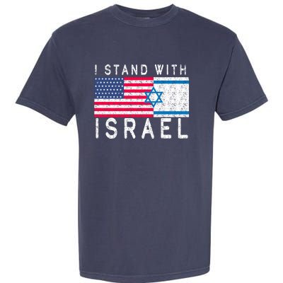 I stand With Israel Fag Vintage Garment-Dyed Heavyweight T-Shirt