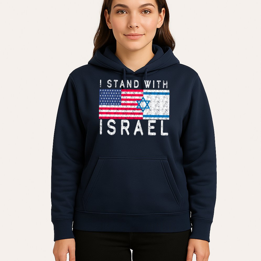 I stand With Israel Fag Vintage Hoodie