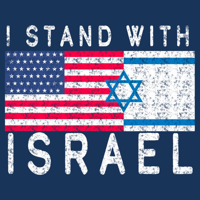 I stand With Israel Fag Vintage Bucket Hat