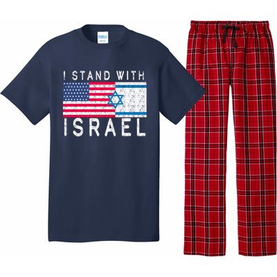 I stand With Israel Fag Vintage Pajama Set