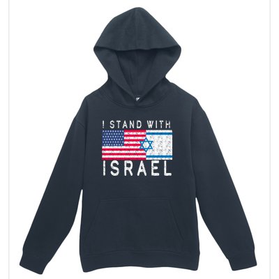 I stand With Israel Fag Vintage Urban Pullover Hoodie