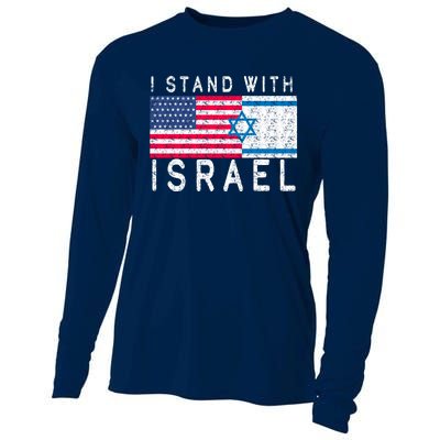 I stand With Israel Fag Vintage Cooling Performance Long Sleeve Crew