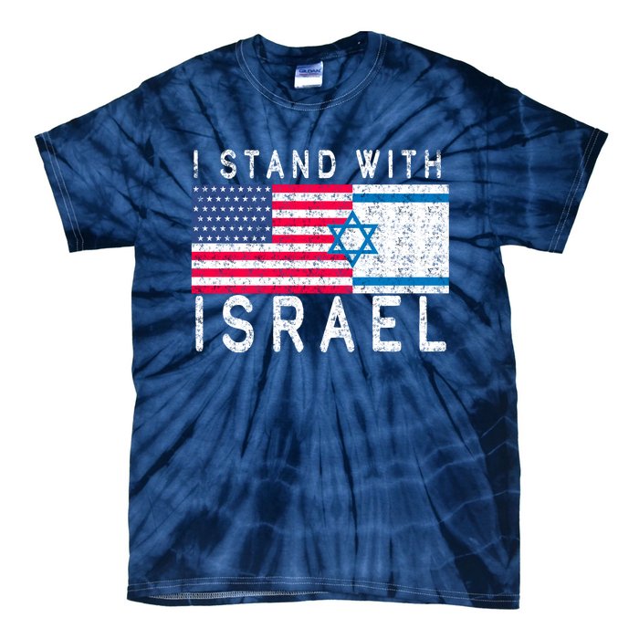 I stand With Israel Fag Vintage Tie-Dye T-Shirt