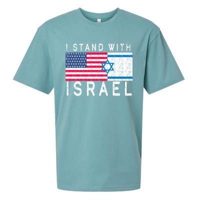 I stand With Israel Fag Vintage Sueded Cloud Jersey T-Shirt