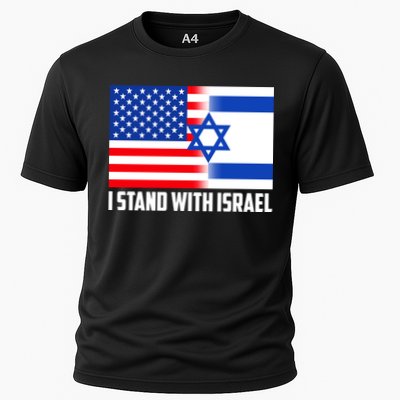 I Stand With Israel USA Flags United Together Performance Shirt