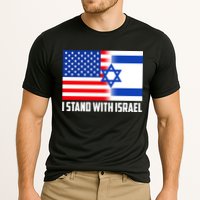 I Stand With Israel USA Flags United Together Cooling Performance Crew T-Shirt