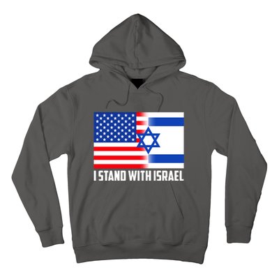 I Stand With Israel USA Flags United Together Hoodie