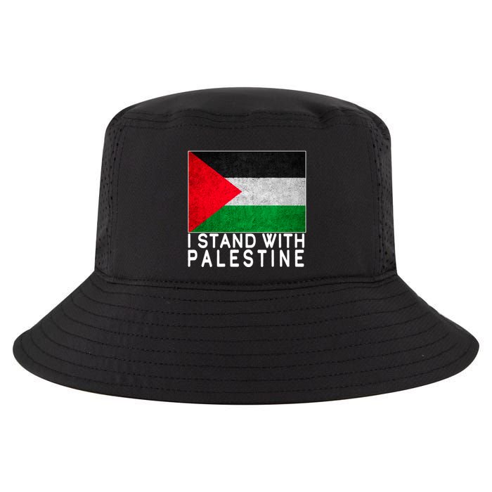 I Stand With Palestine Supporters Free Gaza Jerusalem Mosque Cool Comfort Performance Bucket Hat