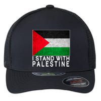 I Stand With Palestine Supporters Free Gaza Jerusalem Mosque Flexfit Unipanel Trucker Cap