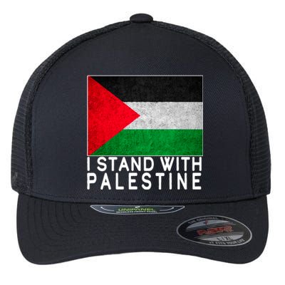 I Stand With Palestine Supporters Free Gaza Jerusalem Mosque Flexfit Unipanel Trucker Cap