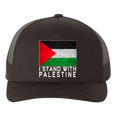 I Stand With Palestine Supporters Free Gaza Jerusalem Mosque Yupoong Adult 5-Panel Trucker Hat