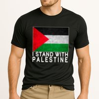 I Stand With Palestine Supporters Free Gaza Jerusalem Mosque Cooling Performance Crew T-Shirt