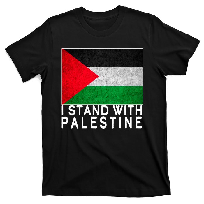 I Stand With Palestine Supporters Free Gaza Jerusalem Mosque T-Shirt