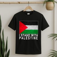 I Stand With Palestine Supporters Free Gaza Jerusalem Mosque T-Shirt