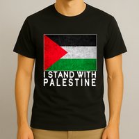 I Stand With Palestine Supporters Free Gaza Jerusalem Mosque T-Shirt