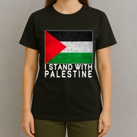 I Stand With Palestine Supporters Free Gaza Jerusalem Mosque T-Shirt