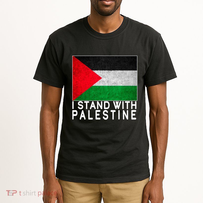 I Stand With Palestine Supporters Free Gaza Jerusalem Mosque Tall T-Shirt