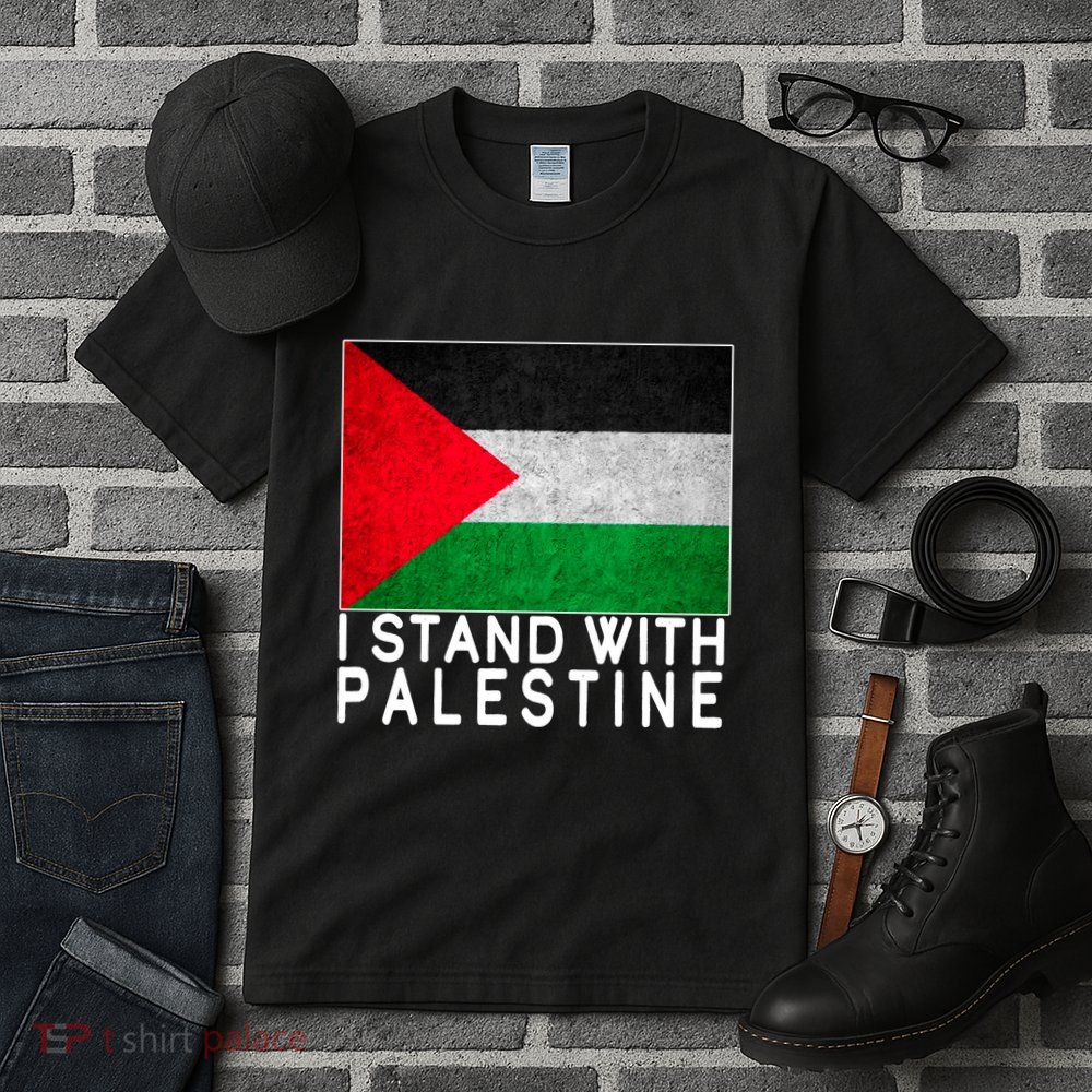 I Stand With Palestine Supporters Free Gaza Jerusalem Mosque Tall T-Shirt