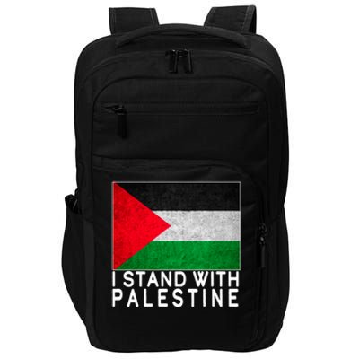 I Stand With Palestine Supporters Free Gaza Jerusalem Mosque Impact Tech Backpack