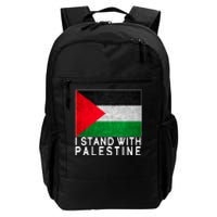 I Stand With Palestine Supporters Free Gaza Jerusalem Mosque Daily Commute Backpack