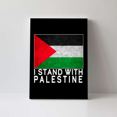 I Stand With Palestine Supporters Free Gaza Jerusalem Mosque Canvas