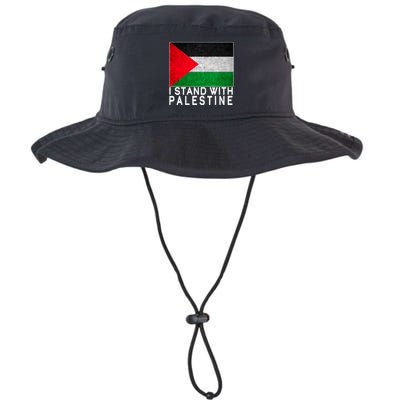 I Stand With Palestine Supporters Free Gaza Jerusalem Mosque Bucket Hat
